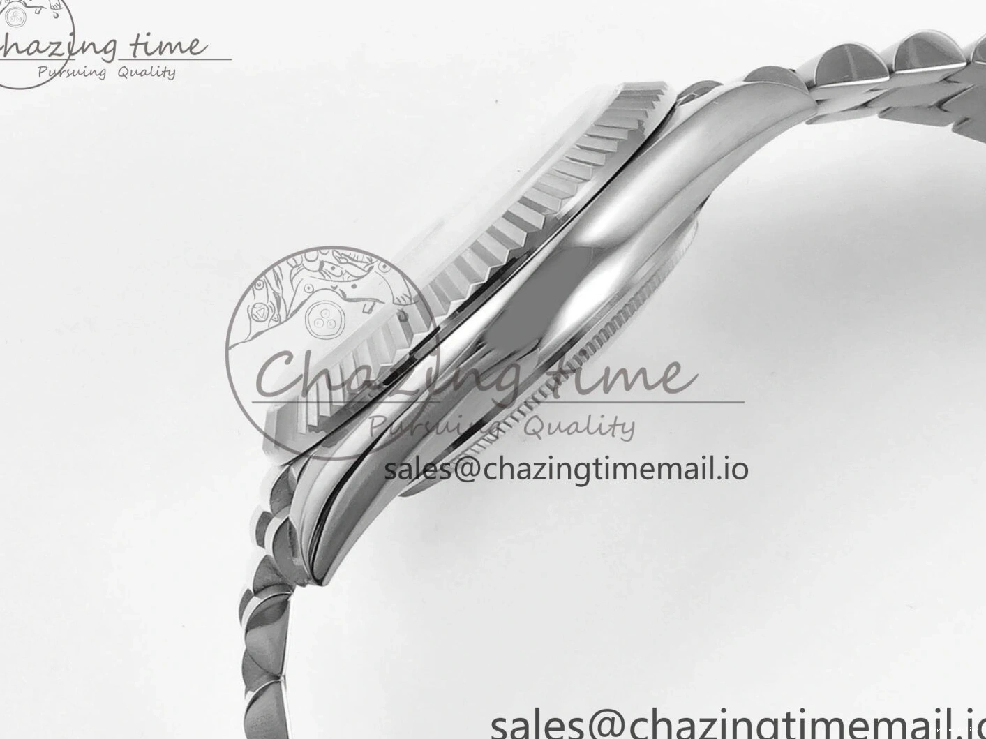 0126 Day Date 128239 36mm SS KF 1:1 Best Edition Black Dial Stick Marker On President Bracelet A2836 (Gain Weight) ZipUp 640